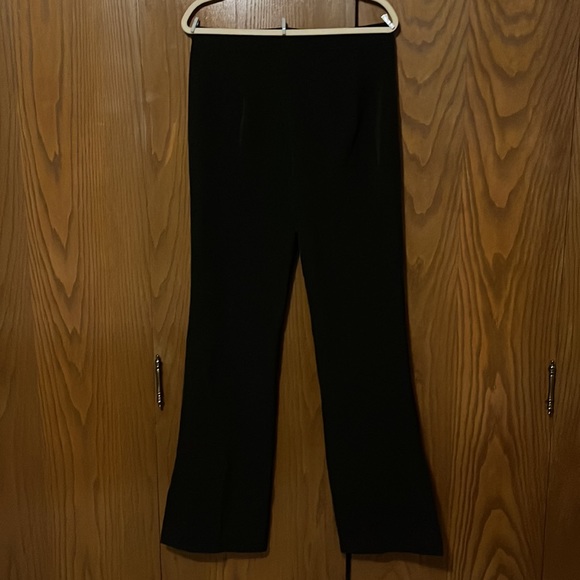 2 Saints black clasp closure pleated wide leg dress pants size extra large - Picture 8 of 8